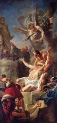 El martirio de San Andrés, 1758